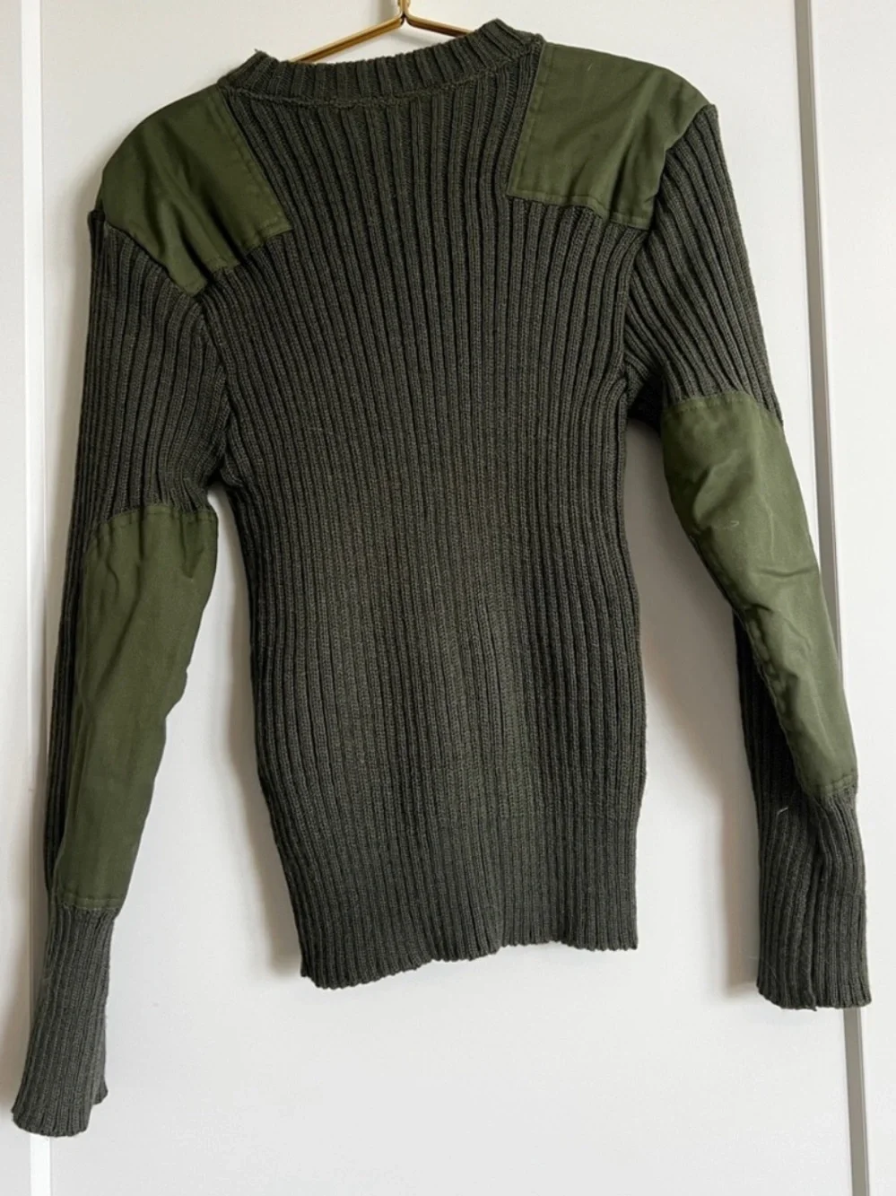 Woolly Pully British Military Commando Sweater Small Pure Wool Made in England
